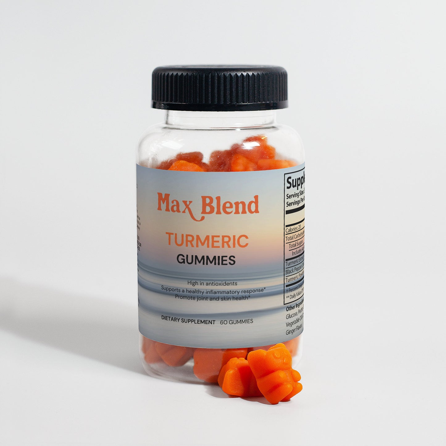 turmeric gummies- great way to keep your joints, bones, and skin healthy.